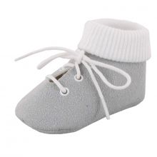 Chaussons bébé Diagana gris (0-3 mois)  par Mon petit chausson