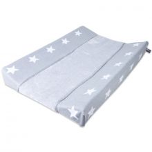Housse de matelas à langer Star gris et blanc (45 x 70 cm)  par Baby's Only