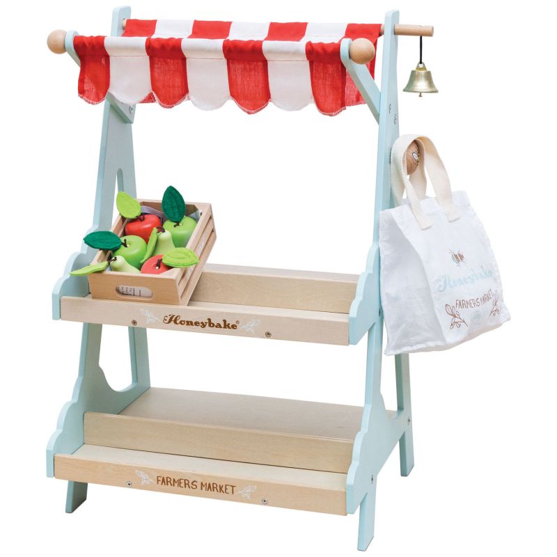 Marché en bois FSC avec cagette pommes poires Le Toy Van Produit 1