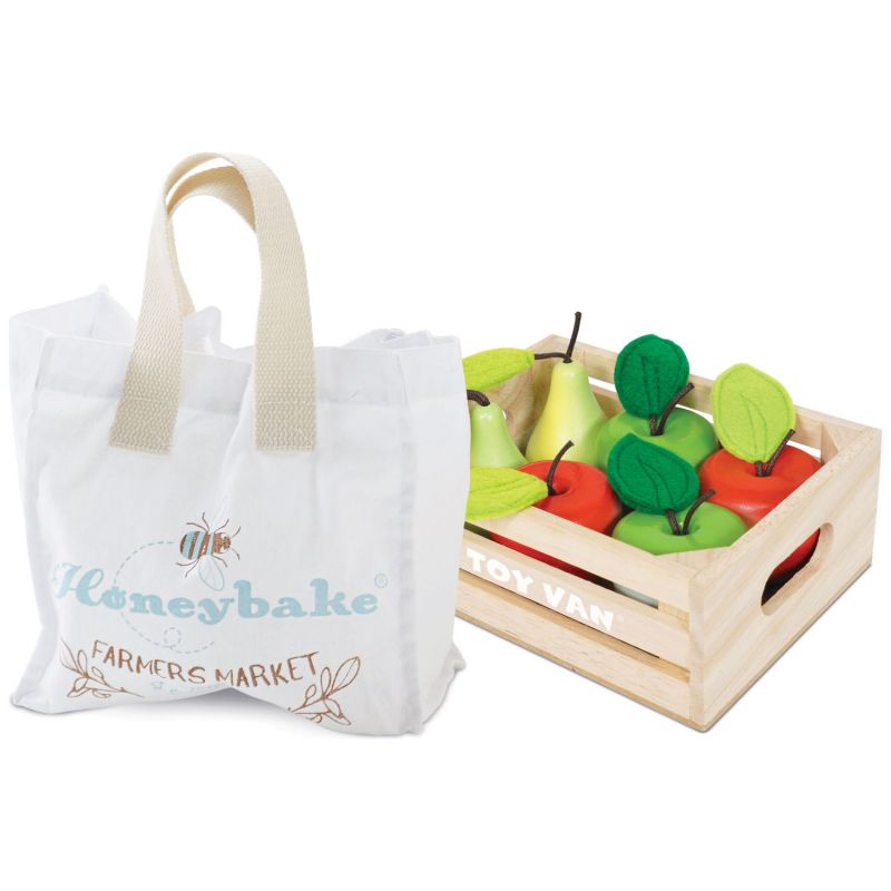 Marché en bois FSC avec cagette pommes poires Le Toy Van Produit 3