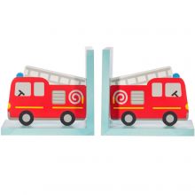 Serre-livres Camion de pompiers  par sass & belle