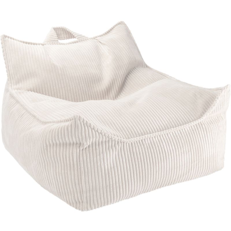 Fauteuil pouf et repose-pieds Marshmallow velours côtelé Wigiwama Produit 3