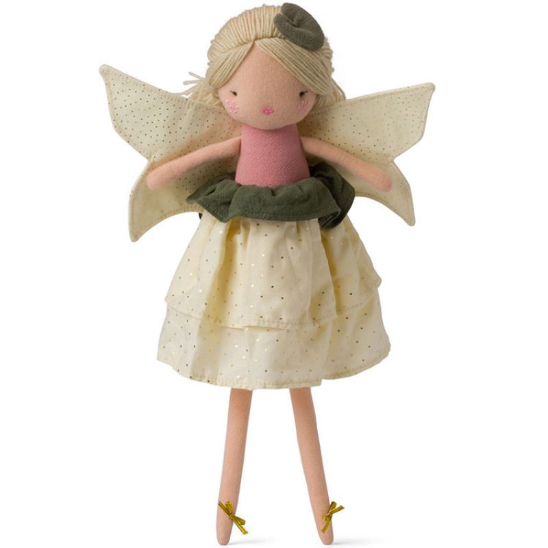 Poupée souple fée Dolores avec robe écrue (35 cm) Picca Loulou