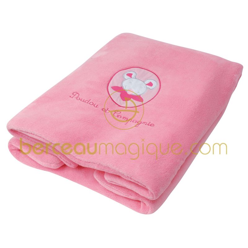 Edredon Jolie souris (80 x 120 cm) Doudou et Compagnie