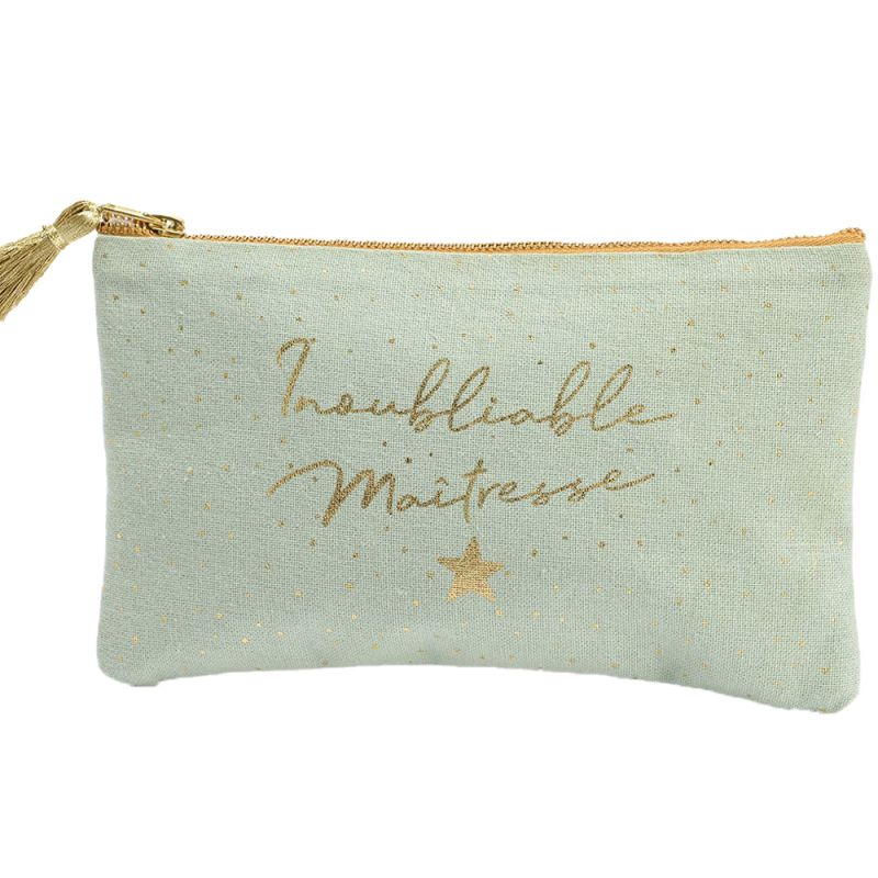 Pochette vert d'eau Inoubliable maîtresse Amadeus Les Petits