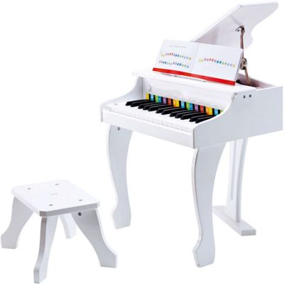 Piano à queue électronique Deluxe blanc Hape