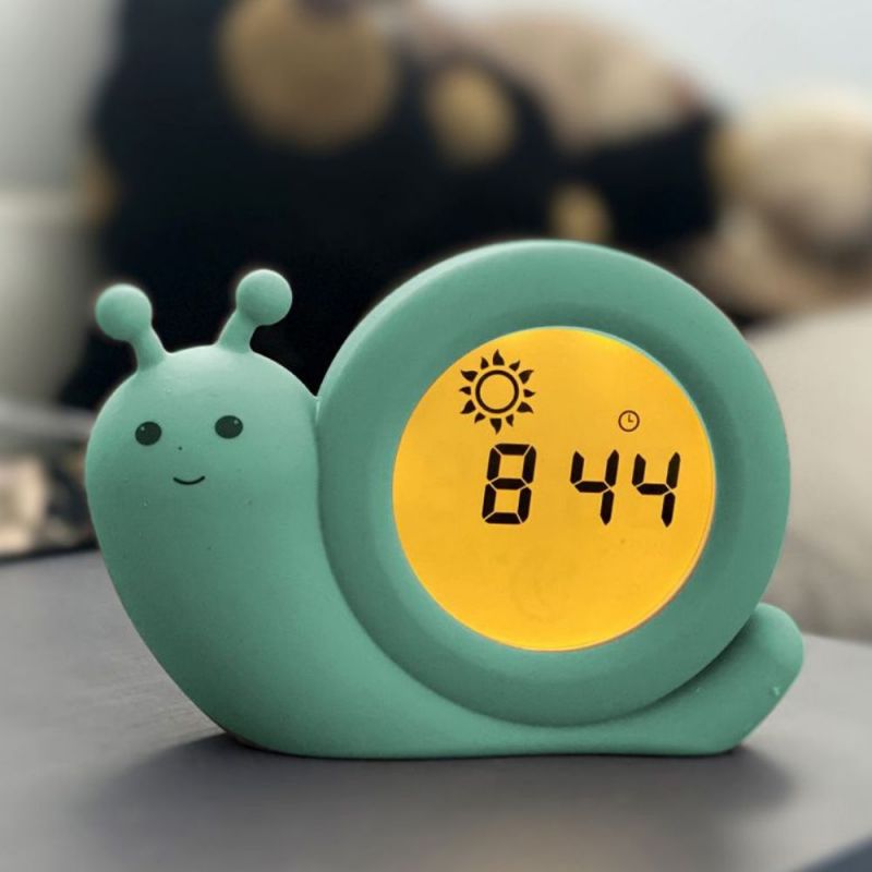 Réveil éducatif escargot Simon vert - Reconditionné Alecto Produit 1