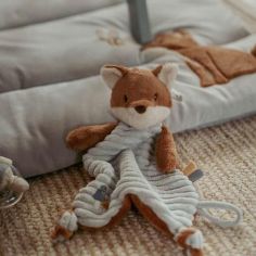 Doudou attache sucette renard Forest Friends