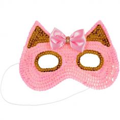 Masque de chat rose