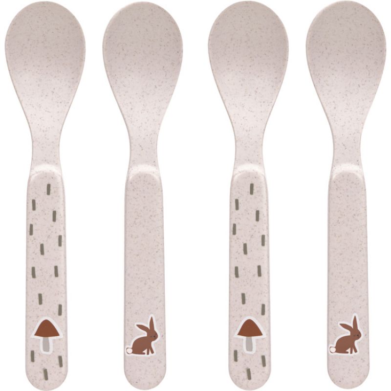 Lot de 4 cuillères Little Forest Lapin Lässig