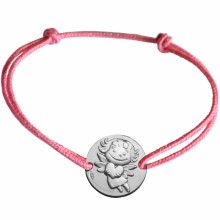 Bracelet cordon enfant Précieuse (argent 925°)  par La Fée Galipette
