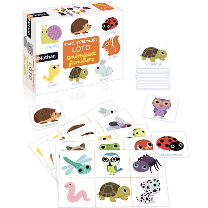 Mon premier loto Animaux familiers Nathan