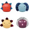 Set de 4 balles doudous Les Dooballs Les Amis Dinos - Little Big Friends