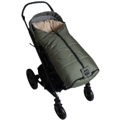 Chancelière thermique  SANDY kaki et camel pour poussette