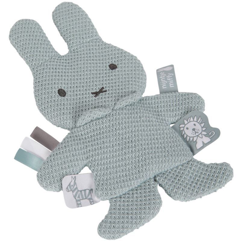 Doudou plat d'activités Miffy vert amande Pioupiou et Merveilles