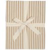 Drap housse en percale de coton Rayé Ambre (80 x 160 cm) Kadolis Packaging 5
