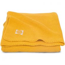 Couverture Basic knit jaune (100 x 150 cm)  par Jollein