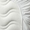 Drap housse pur coton Blanc (70 x 140 cm) Kadolis Ambiance 3