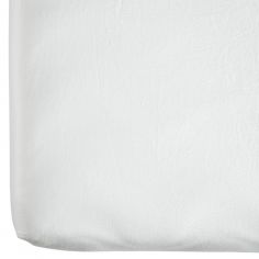 Drap housse pur coton Blanc (70 x 140 cm) - Kadolis