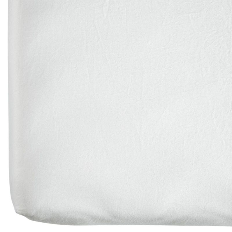 Drap housse pur coton Blanc (70 x 140 cm) Kadolis Produit 1