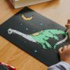 Kit création déco murale lumineuse KIDYNEON Dinosaure KIDYWOLF Ambiance 7