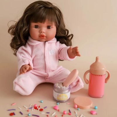 Coffret repas petit pot et biberon magiques pour poupée Anniversaire