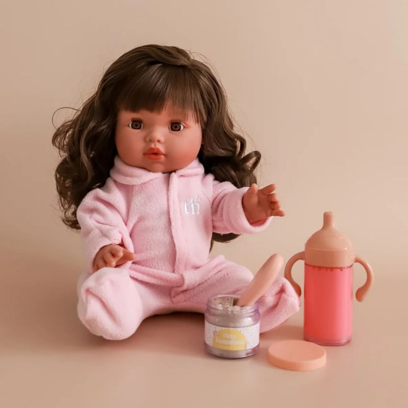 Coffret repas petit pot et biberon magiques pour poupée Anniversaire Tiny Harlow Ambiance 5