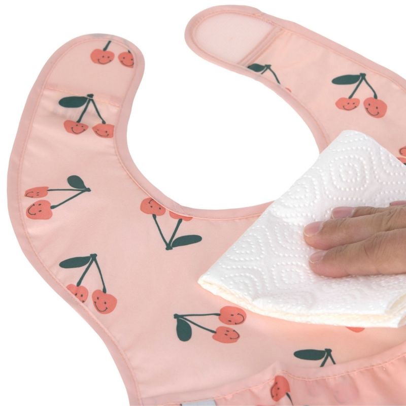 Lot de 2 bavoirs avec poche Happy Fruits Cerise Lässig Produit 3