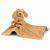 Variation Marron du produit Doudou plat Bashful Puppy de la marque Jellycat