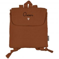 Sac à dos Gaze Caramel (personnalisable) - Atelier Wagram