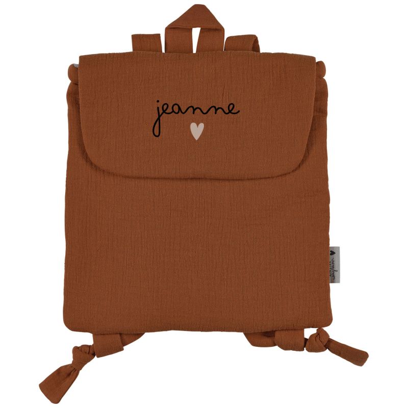 Sac à dos Gaze Caramel (personnalisable) Atelier Wagram Produit 2