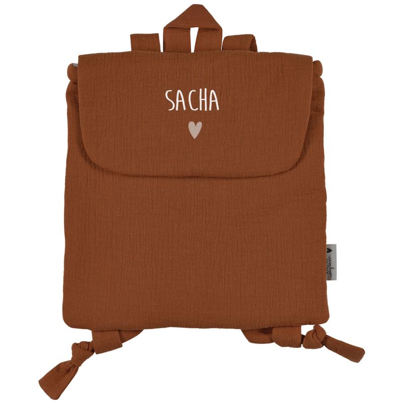 Sac à dos Gaze Caramel (personnalisable) Atelier Wagram Produit 3