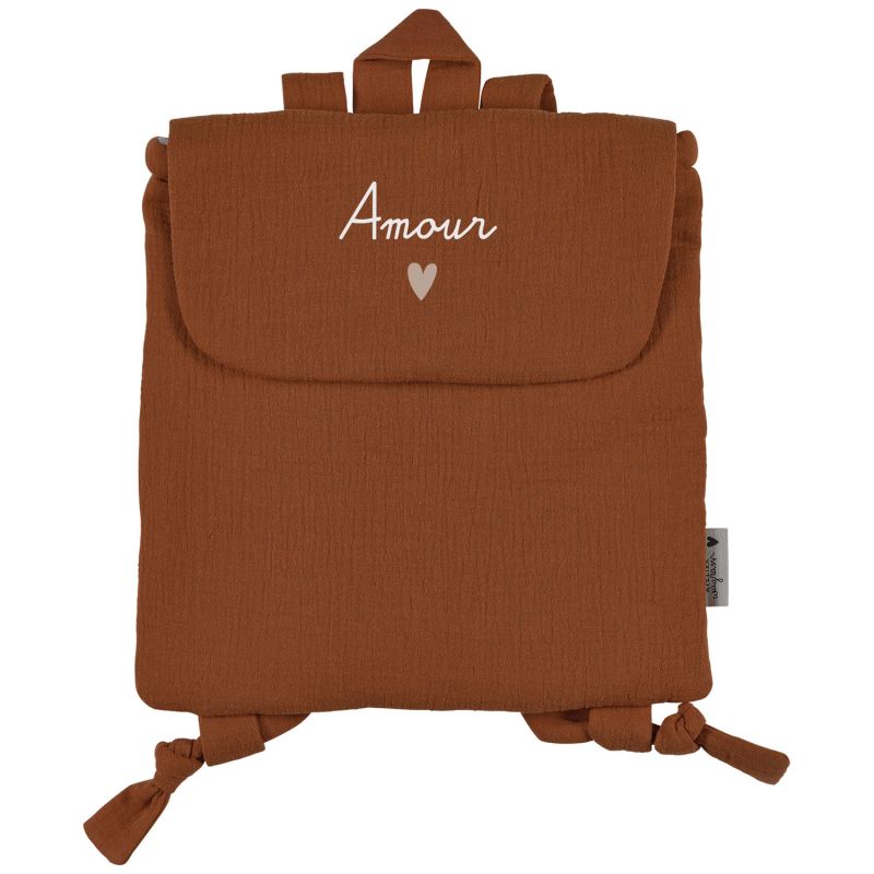 Sac à dos Gaze Caramel (personnalisable) Atelier Wagram Produit 5