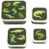 Lot de 4 boîtes à goûter Crocodiles A Little Lovely Company Produit 3