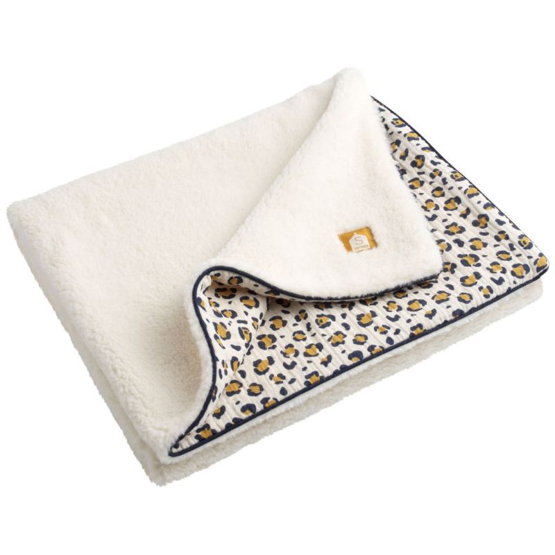 Couverture en gaze de coton Léopard (75 x 100 cm) Sauthon Produit 1