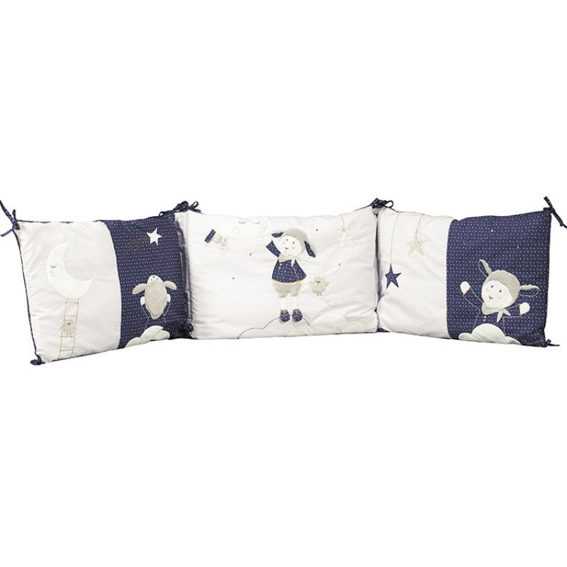 Tour de lit Merlin ( pour lits 60 x 120 cm et 70 x 140 cm) Sauthon