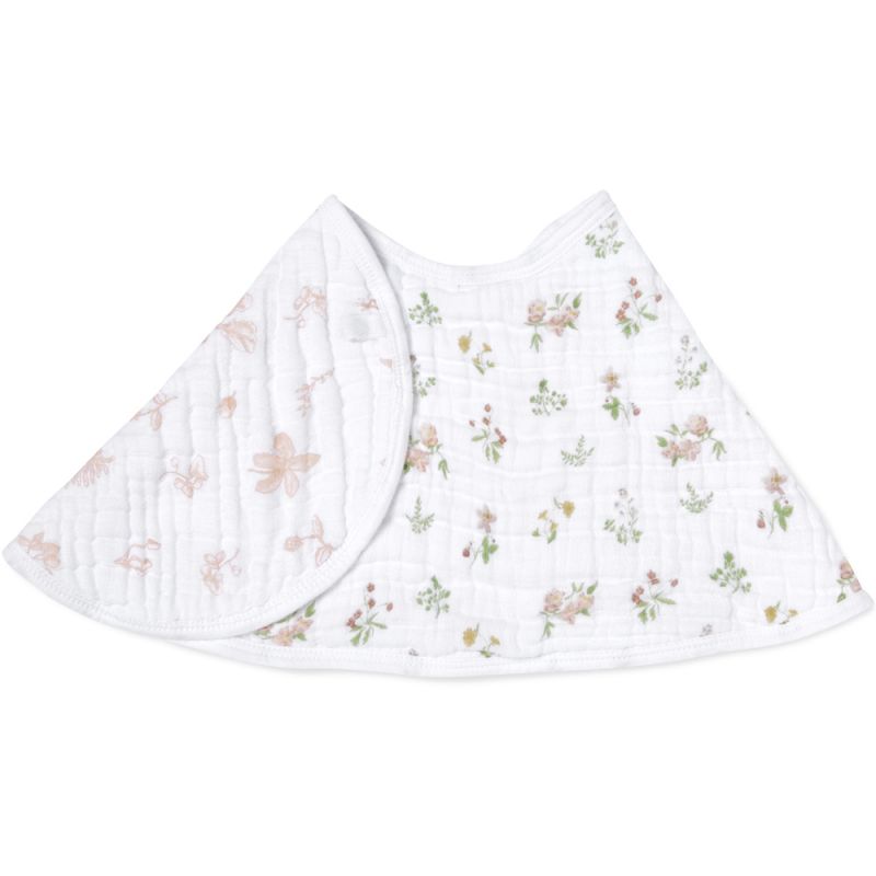 Bavoir d'épaule en coton essentials country floral aden + anais