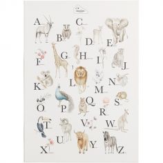 Grande affiche A2 Alphabet animaux - Cam Cam Copenhagen