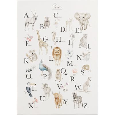 Cam Cam Copenhagen - Grande affiche A2 Alphabet animaux
