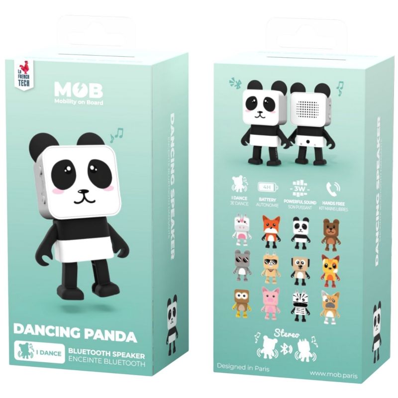 Enceinte dansante Animal Speaker Panda MOB Packaging 8