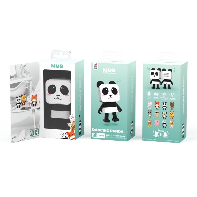 Enceinte dansante Animal Speaker Panda MOB Packaging 9