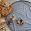 Sac à jouets 2 en 1 Noomad Original Organic Grid Blue Play&Go Ambiance 9