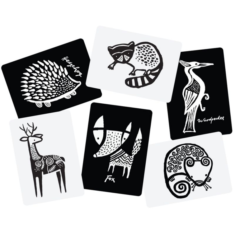 Cartes imagier pour bébé Forêt Wee Gallery