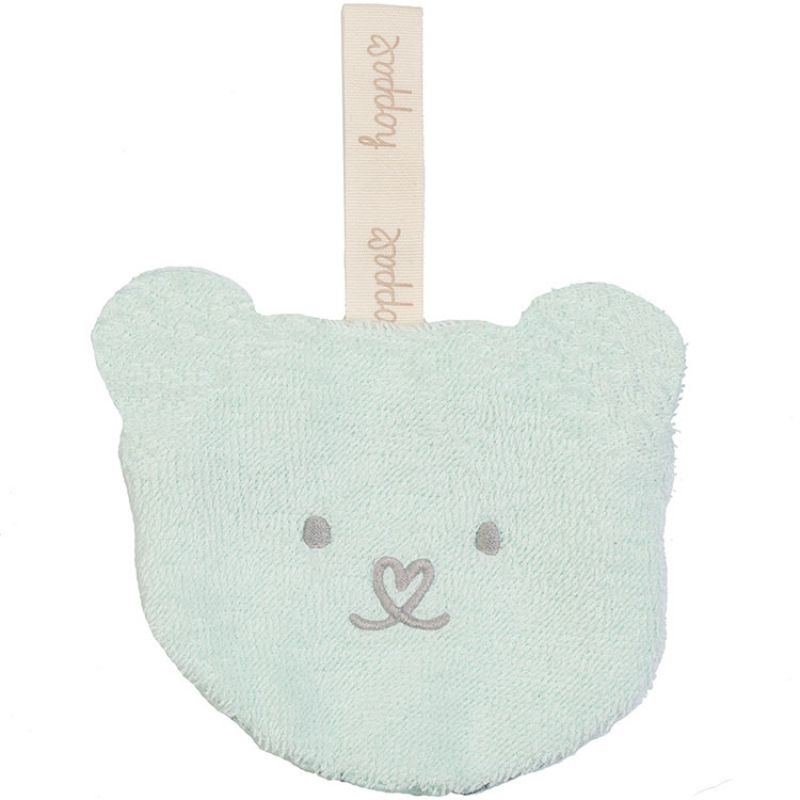 Doudou attache sucette menthe Hoppa