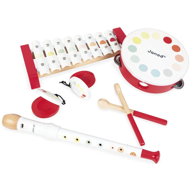 Set musical Confetti (5 pièces) Janod Produit 1