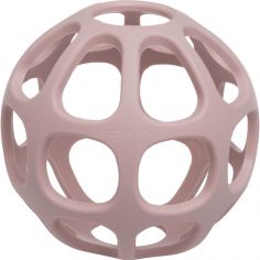Balle de préhension en silicone rose - Baby's Only