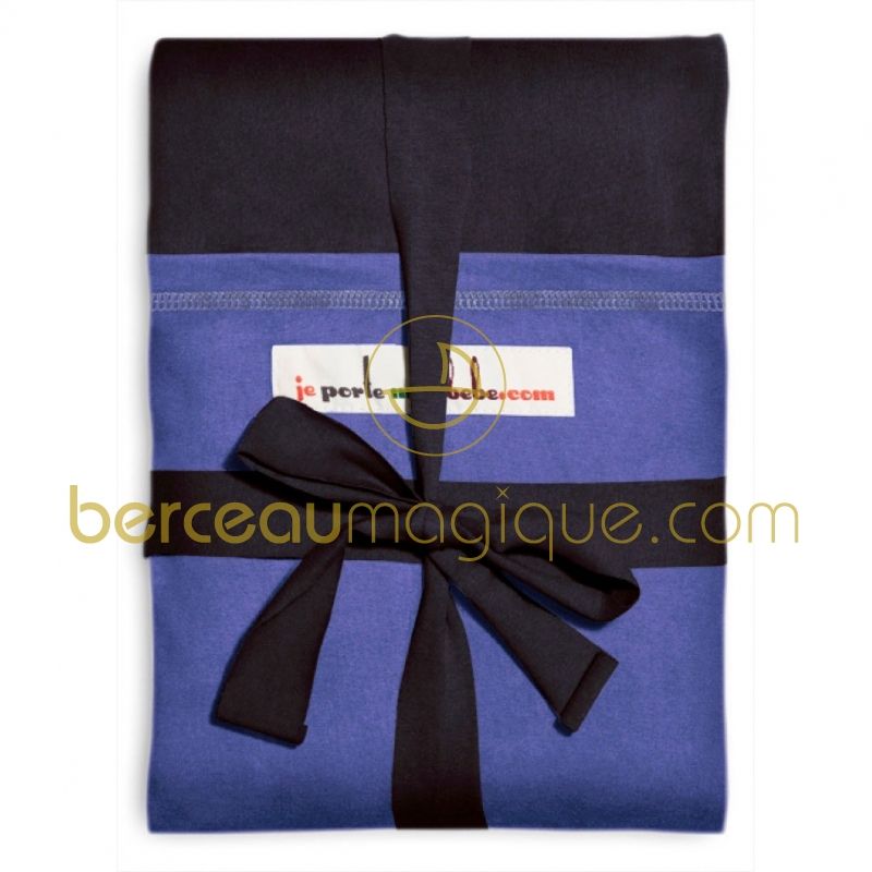 Echarpe de portage Myrtilles poche Iris (LONGUE) Love Radius
