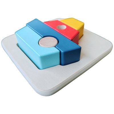 Puzzle à encastrer Bateau (5 pièces) Trousselier