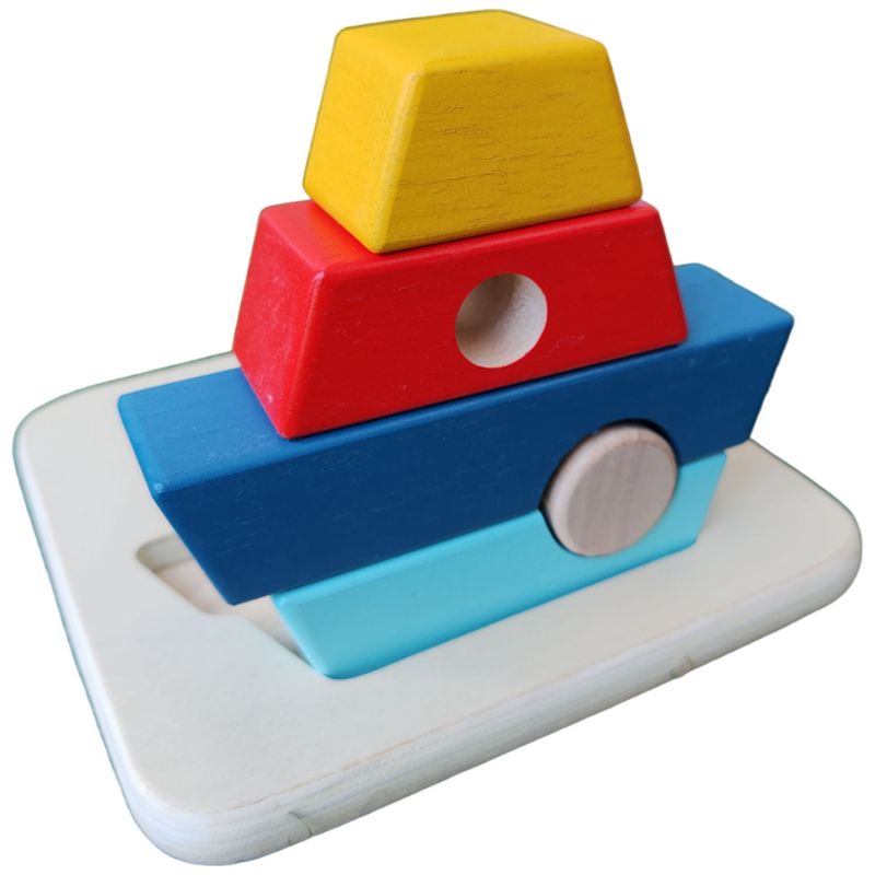 Puzzle à encastrer Bateau (5 pièces) Trousselier Produit 6