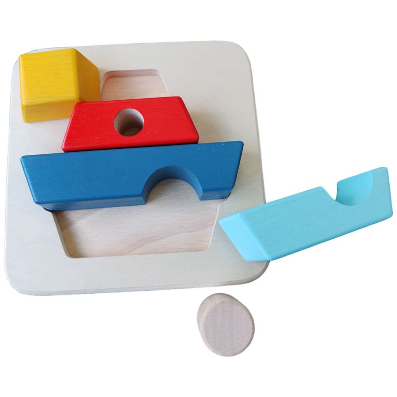 Puzzle à encastrer Bateau (5 pièces) Trousselier Produit 7